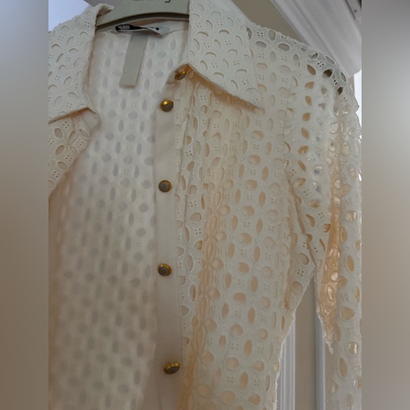 Zara Eyelet Midi dress - Picture 2 of 8